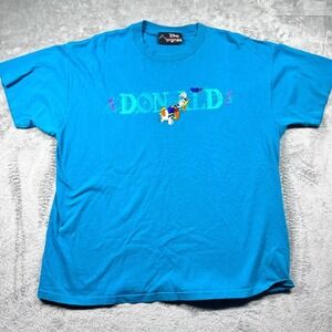 VTG Walt Disney Originals Donald Duck T-Shirt Men's XL Embroidered
